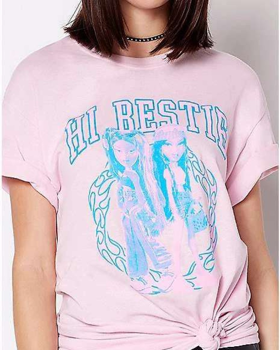 Bratz * Wholesale Hi Bestie Bratz T Shirt Pink – Dalenyshop