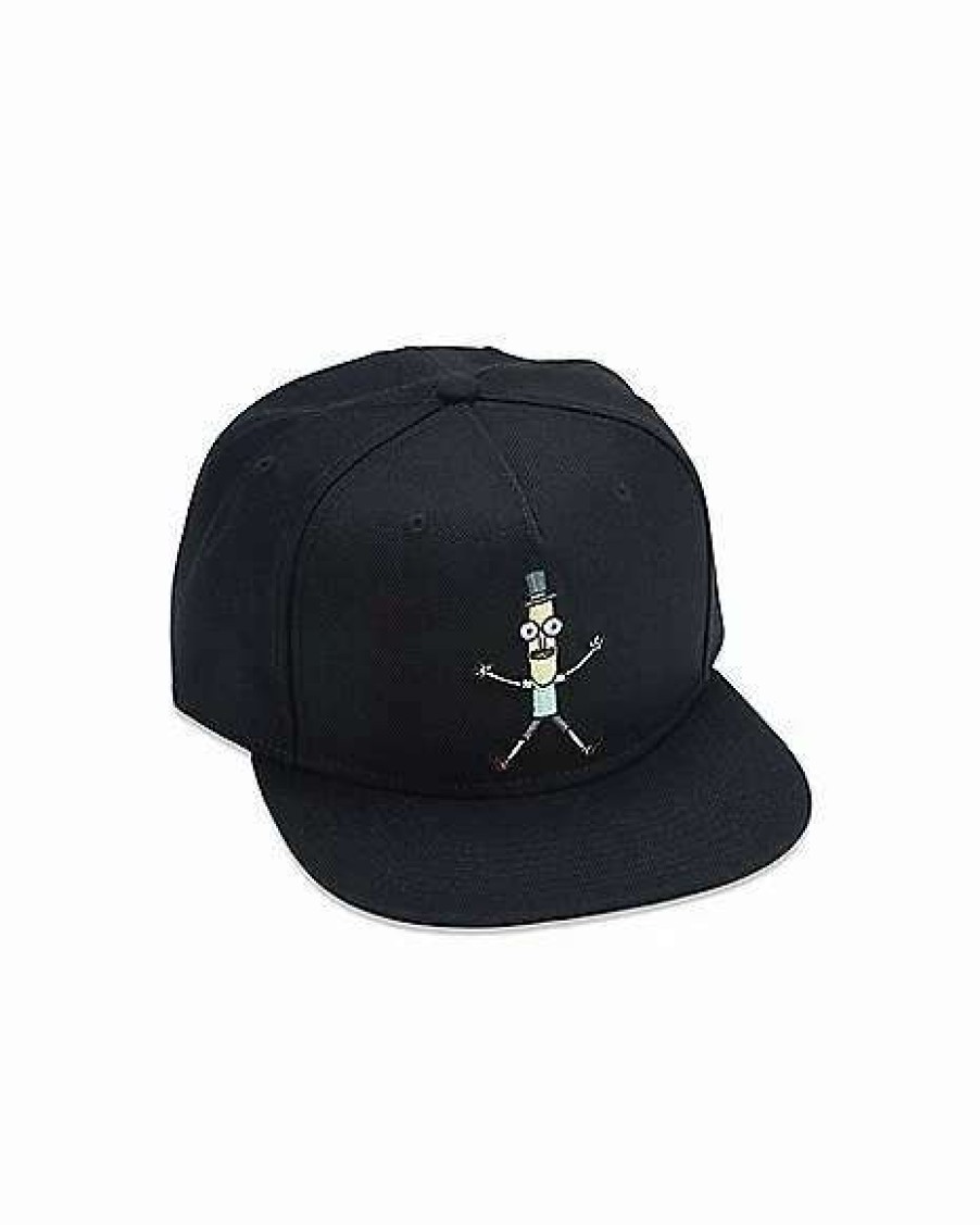 Rick And Morty * Outlet Mr. Poopybutthole Snapback Hat Rick And Morty Black