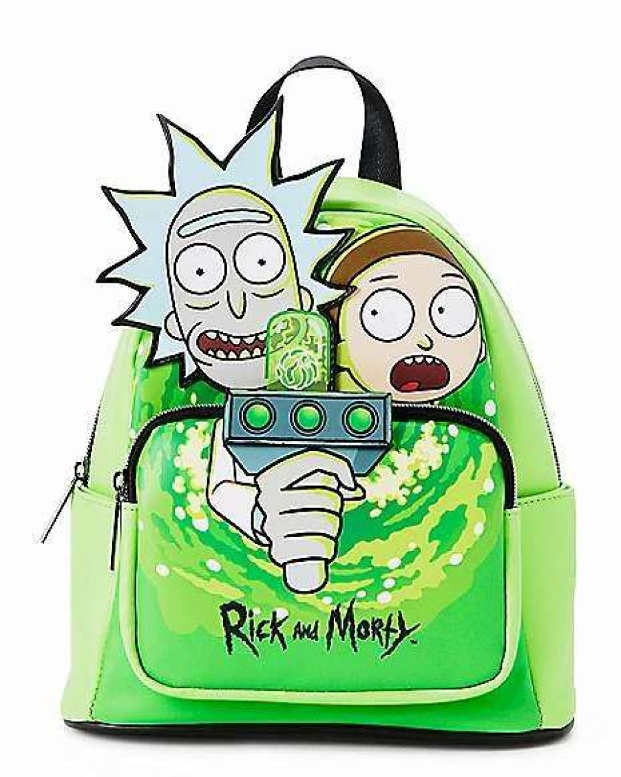 Rick And Morty * Cheap Portal Gun Mini Backpack Rick And Morty Blue