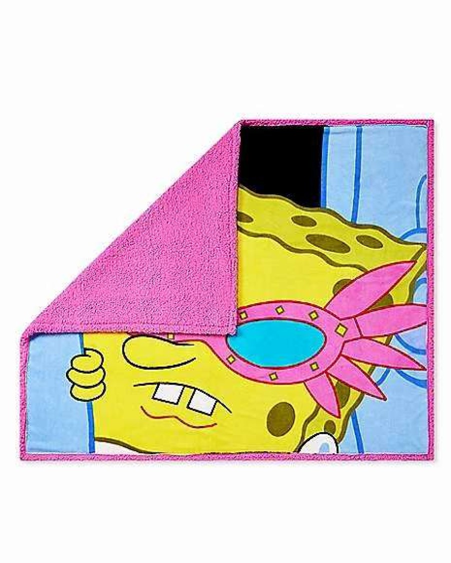 Spongebob * Buy Sunglasses Spongebob Squarepants Sherpa Fleece Blanket Multi-Color