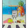 Spongebob * Flash Sale Doodlebob Fleece Blanket Spongebob Squarepants Multi-Color