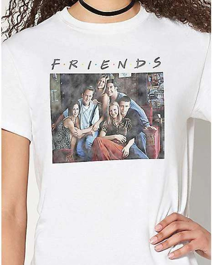 Friends * Outlet Friends Group Photo T Shirt White