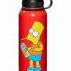 The Simpsons * Outlet Bart Simpson Squishee Water Bottle 32 Oz. The Simpsons Red