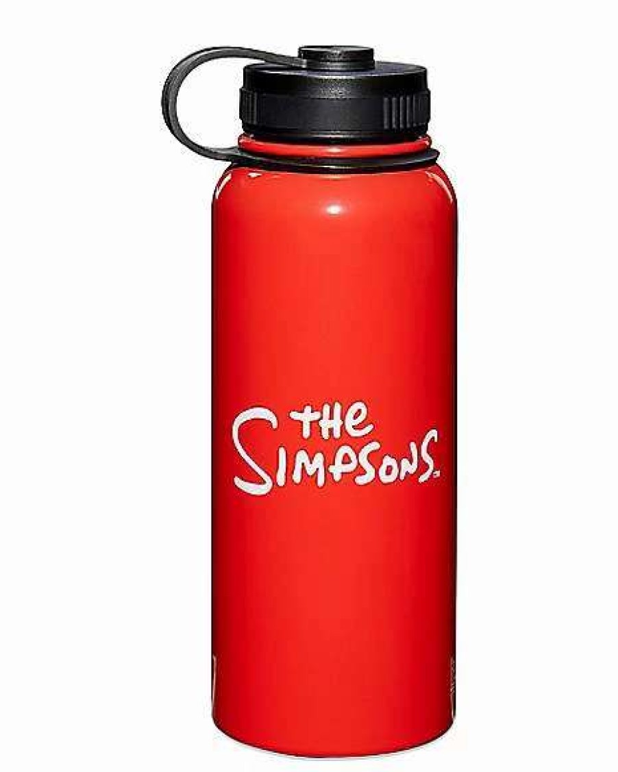 The Simpsons * Outlet Bart Simpson Squishee Water Bottle 32 Oz. The Simpsons Red