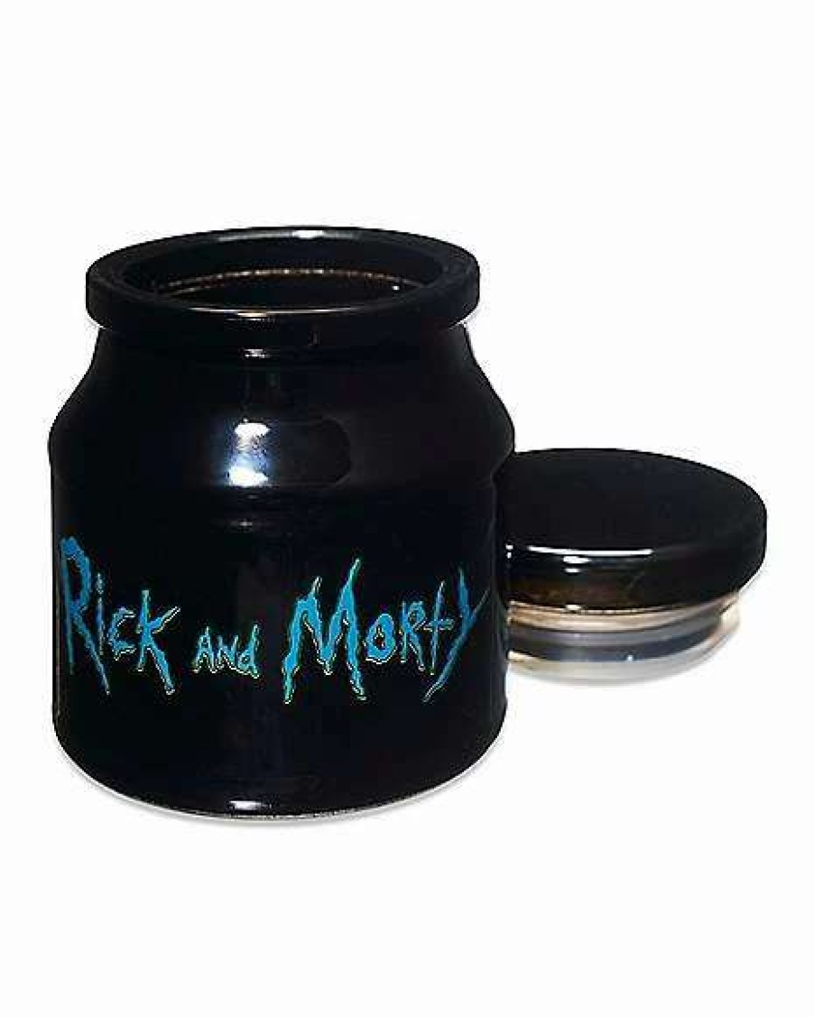 Rick And Morty * Best Pirce Rick And Morty Skull Eyes Stash Jar 4.5 Oz. Black