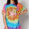 Spongebob * Wholesale Tie Dye Patrick Krabby Patties T Shirt Spongebob Squarepants Rainbow