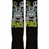 Rick And Morty * Coupon Rick Peace Socks Rick And Morty Black