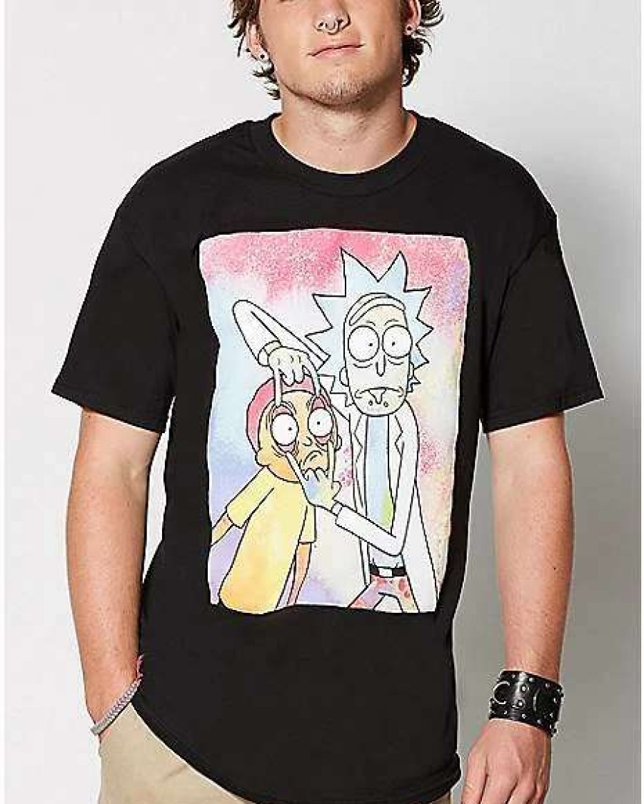 Rick And Morty * Best Pirce Neon Rick And Morty T Shirt Black