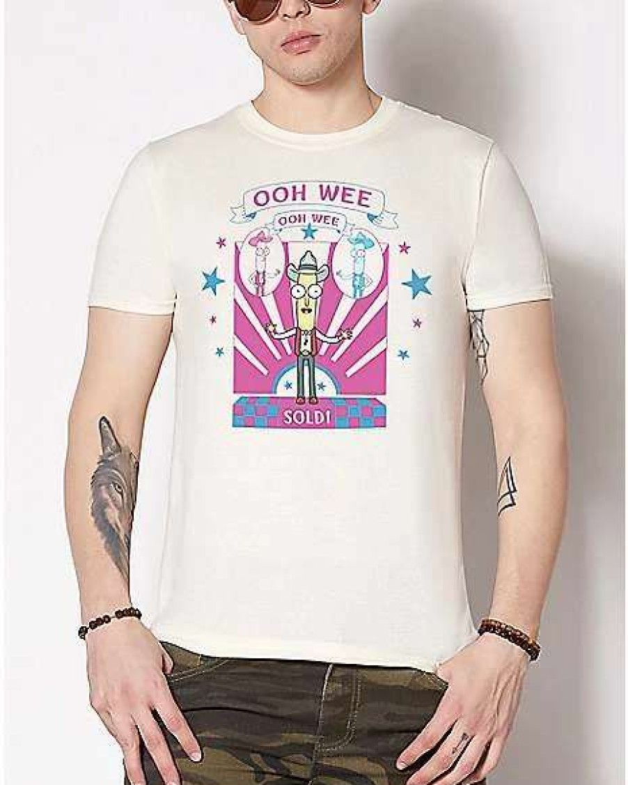 Rick And Morty * New Ooh Wee Mr. Poopybutthole T Shirt Rick And Morty Natural