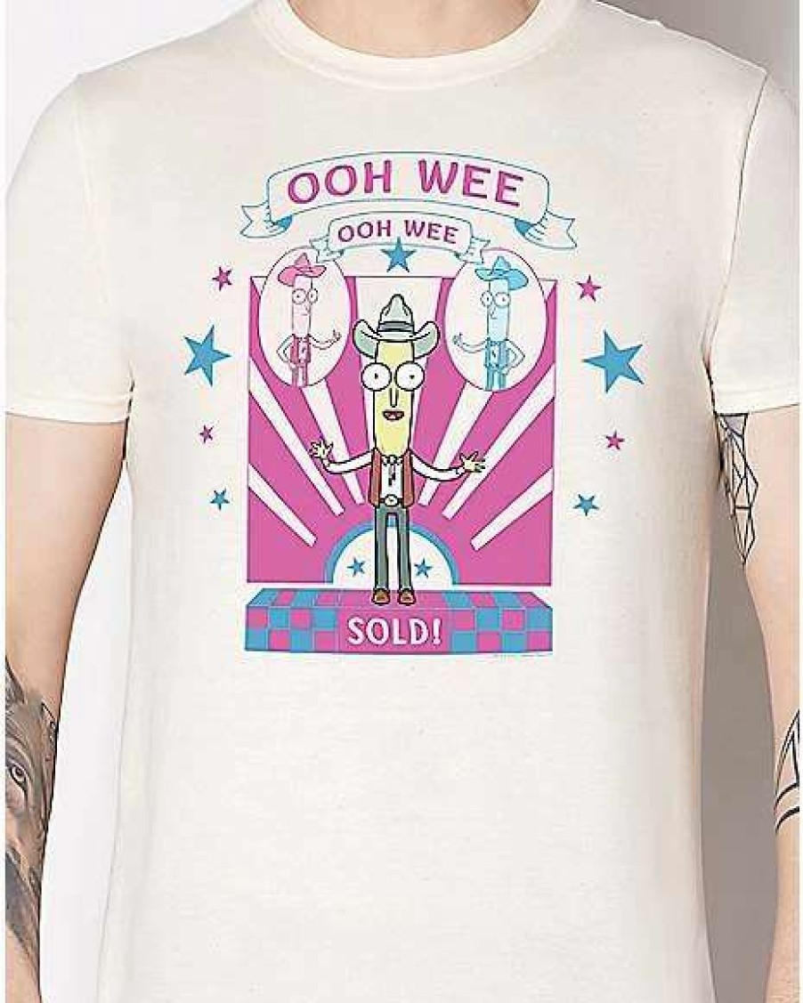 Rick And Morty * New Ooh Wee Mr. Poopybutthole T Shirt Rick And Morty Natural