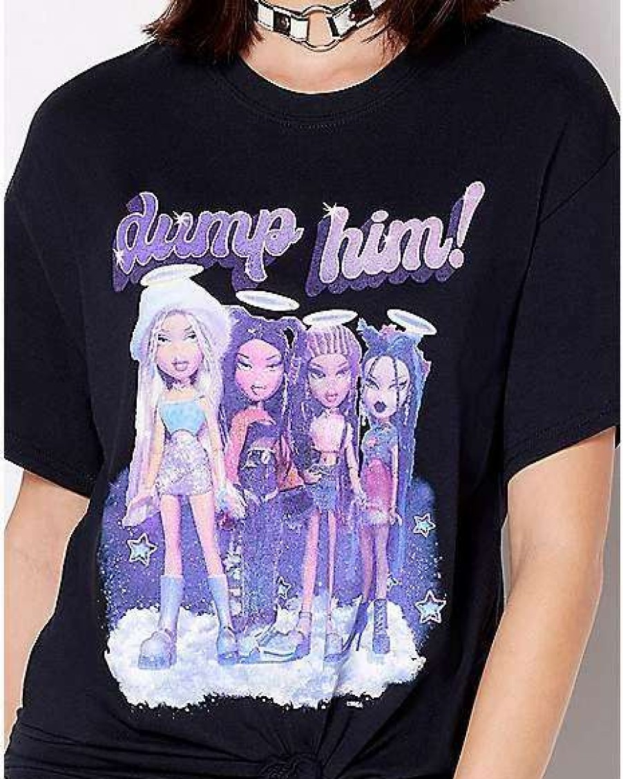 Bratz * Deals Bratz Dump Him T Shirt Black