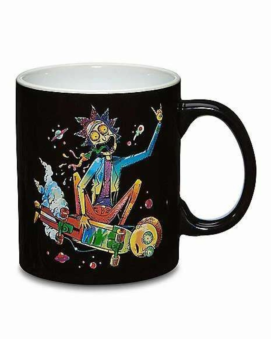 Rick And Morty * Best Sale Rick And Morty Skateboard Coffee Mug 20 Oz. Black