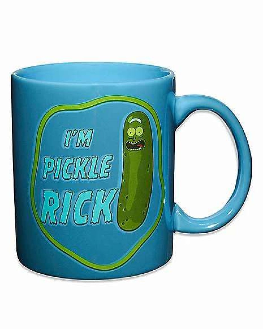 Rick And Morty * Outlet I'M Pickle Rick Coffee Mug 20 Oz. Rick And Morty Blue