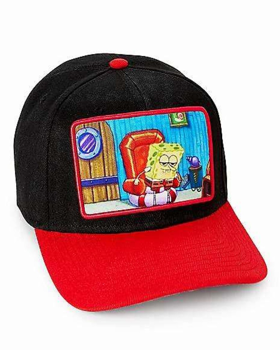 Spongebob * Flash Sale Imma Head Out Spongebob Meme Snapback Hat Spongebob Squarepants Black