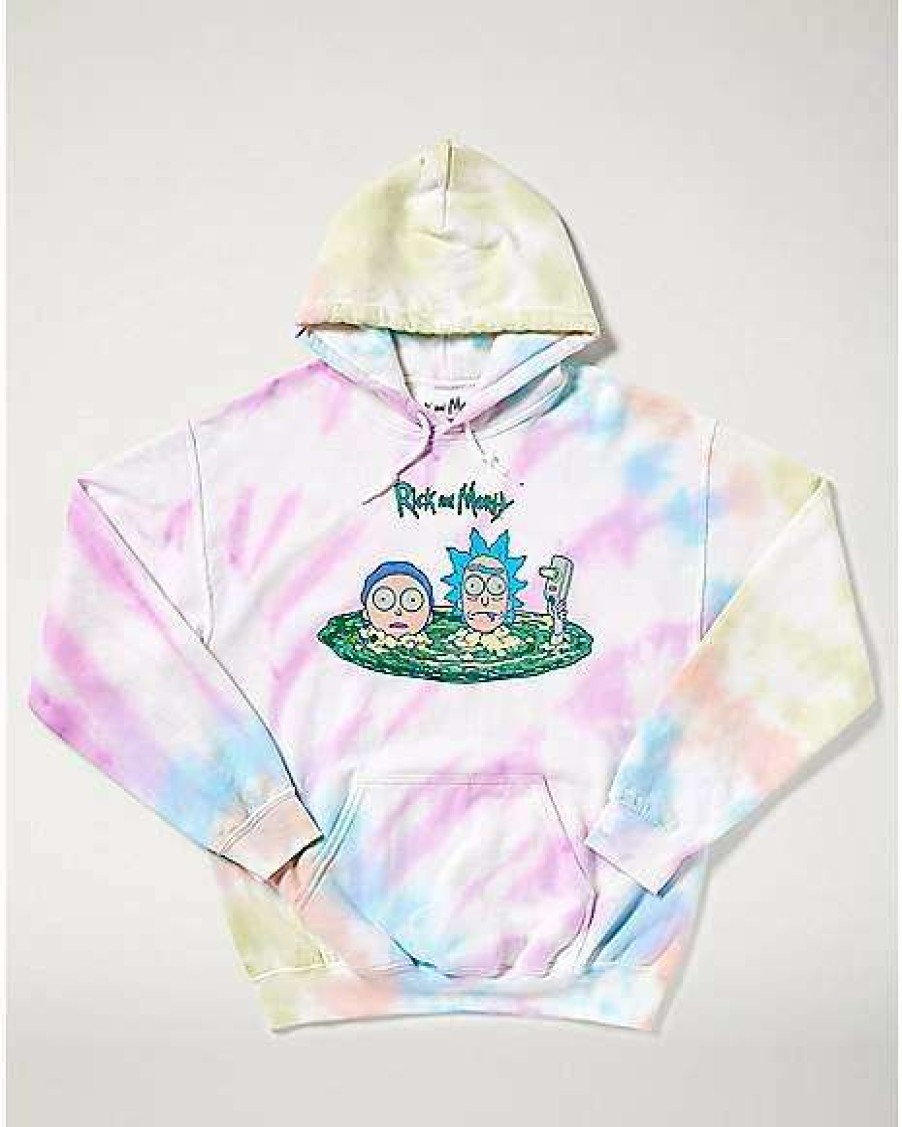 Rick And Morty * Hot Sale Portal Heads Rick And Morty Hoodie Tie Dye