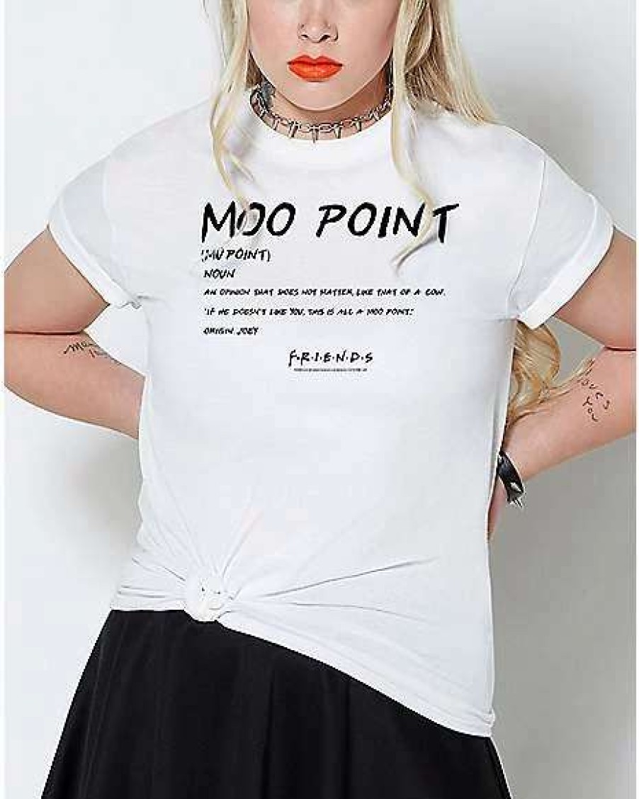 Friends * Coupon Moo Point Definition T Shirt Friends White