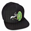 Rick And Morty * Flash Sale Portal Rick And Morty Snapback Hat Rick And Morty Black