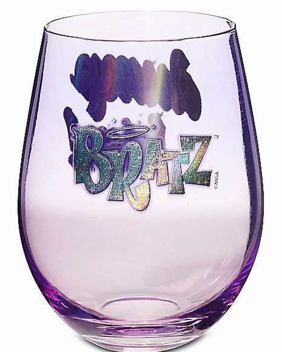 Bratz * New Dump Him Bratz Stemless Glass 22 Oz. Purple