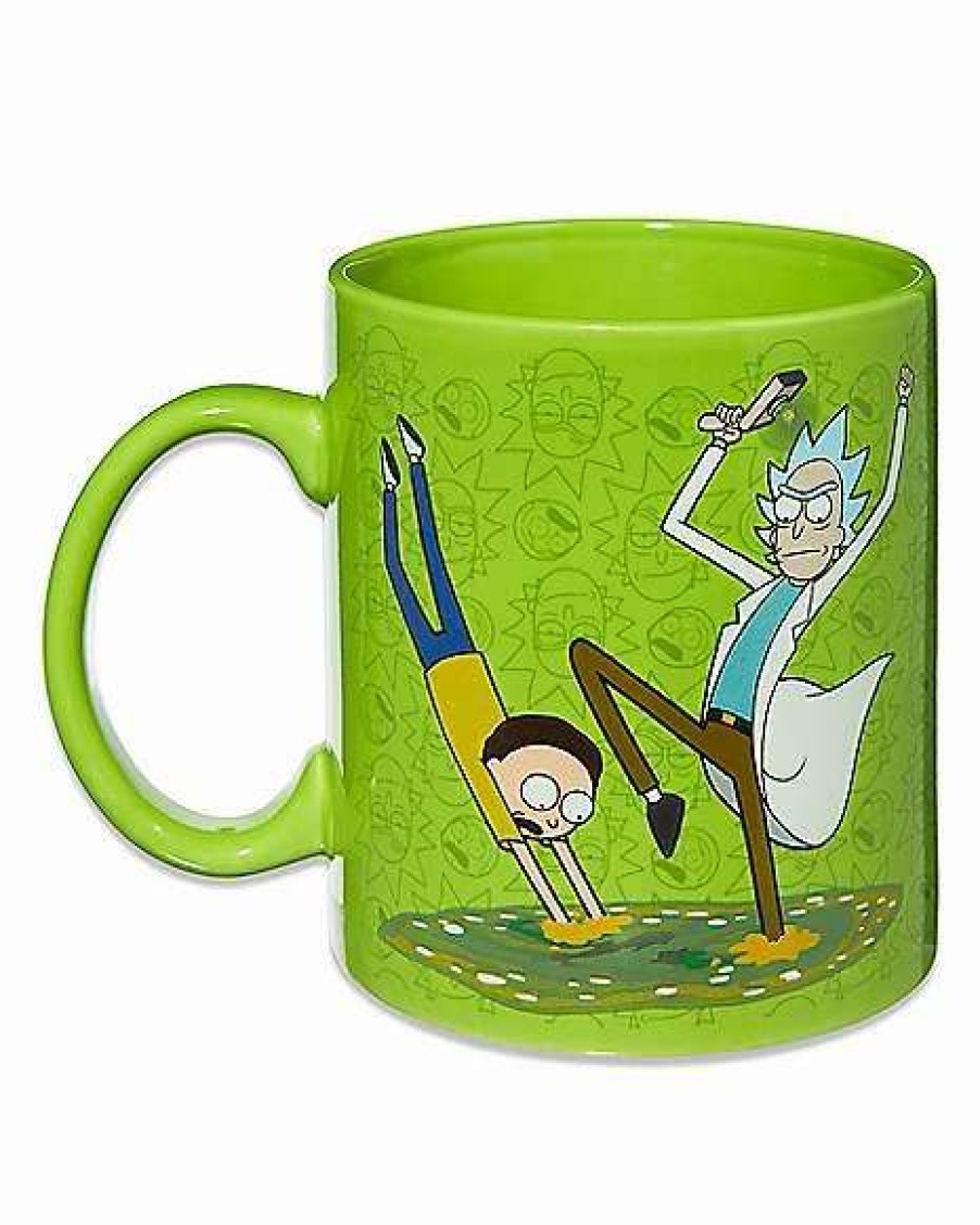 Rick And Morty * Brand New Rick And Morty Portal Mug 20 Oz. Green