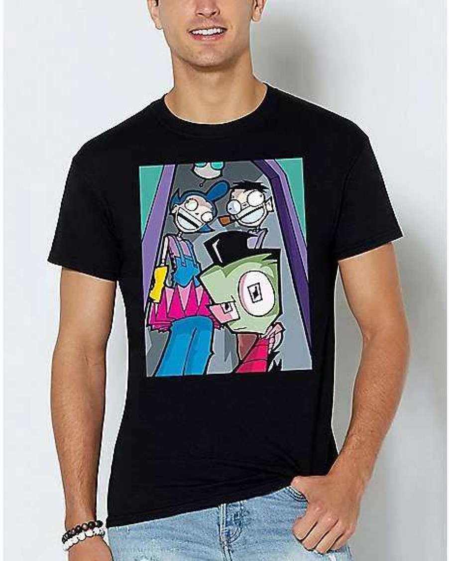 Nickelodeon * Deals Invader Zim Group T Shirt Black