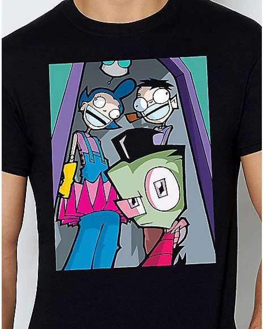 Nickelodeon * Deals Invader Zim Group T Shirt Black