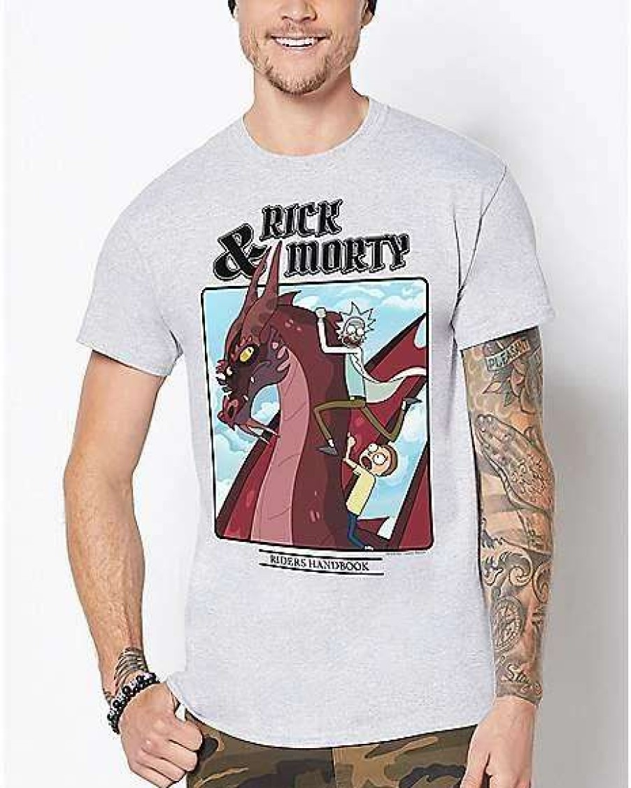 Rick And Morty * Wholesale Balthromaw T Shirt Rick And Morty Heather Grey