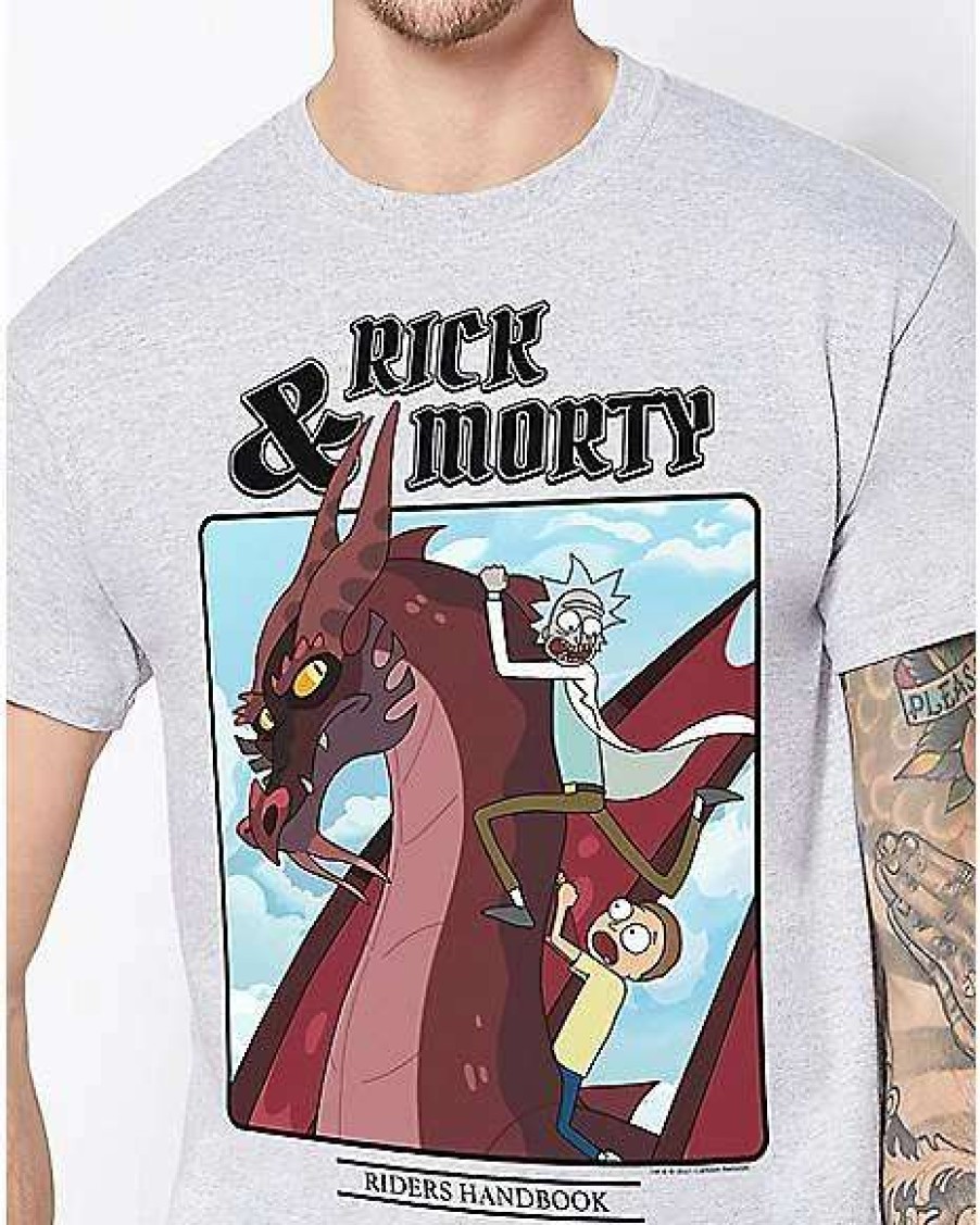 Rick And Morty * Wholesale Balthromaw T Shirt Rick And Morty Heather Grey