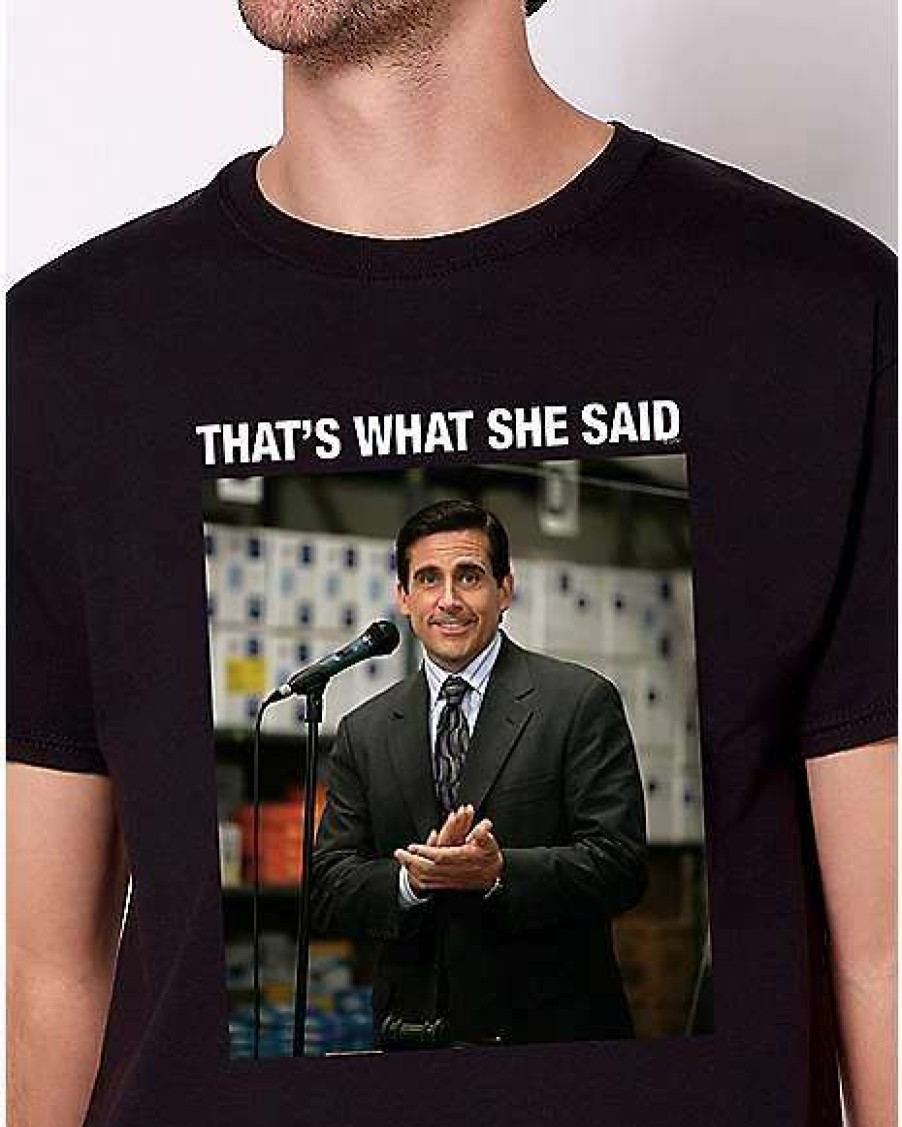 The Office * Best Reviews Of That'S What She Said T Shirt The Office Black