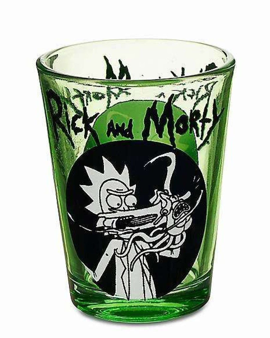 Rick And Morty * Best Sale Gorzo Rick And Morty Shot Glass 1.5 Oz. Green