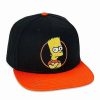 The Simpsons * Brand New Bart Simpson Who Are You Snapback Hat The Simpsons Black