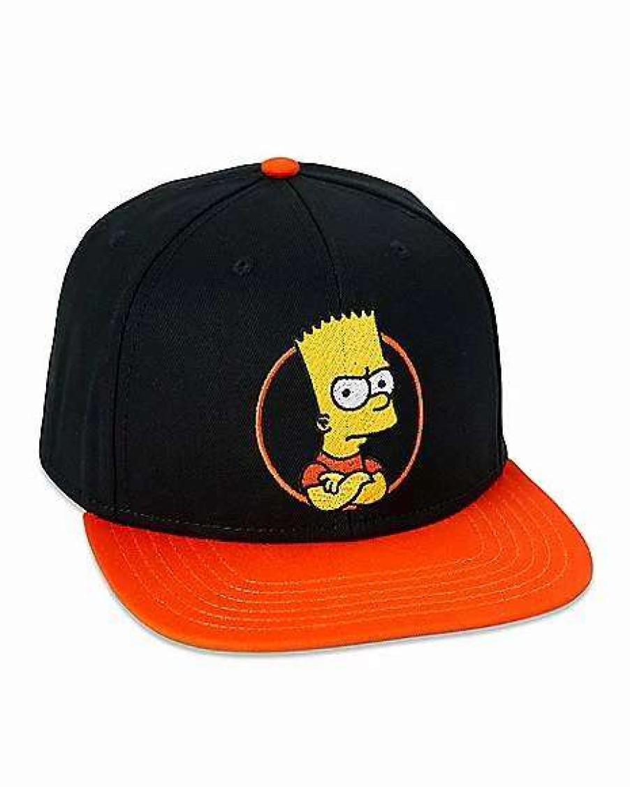 The Simpsons * Brand New Bart Simpson Who Are You Snapback Hat The Simpsons Black