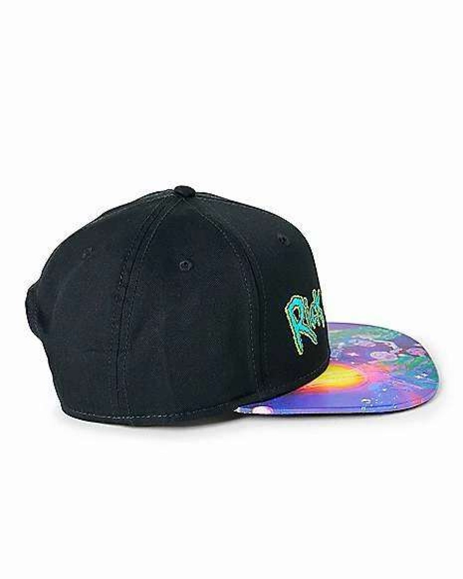 Rick And Morty * Outlet Rick And Morty Space Portal Snapback Hat Black