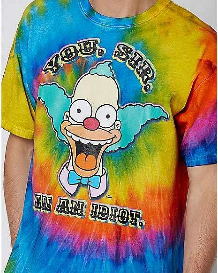 The Simpsons * Promo Krusty The Clown T Shirt The Simpsons Tie Dye