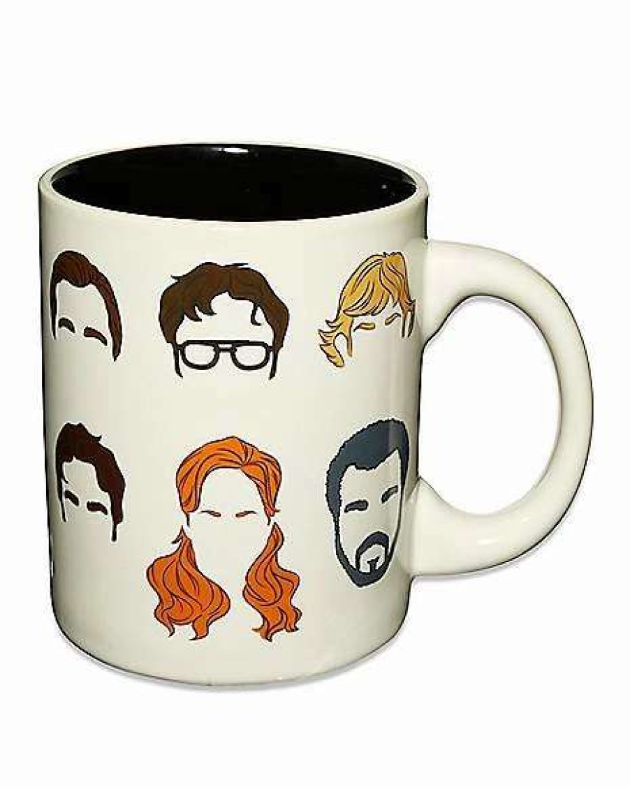 The Office * Deals The Office Character Heads Coffee Mug 20 Oz. White