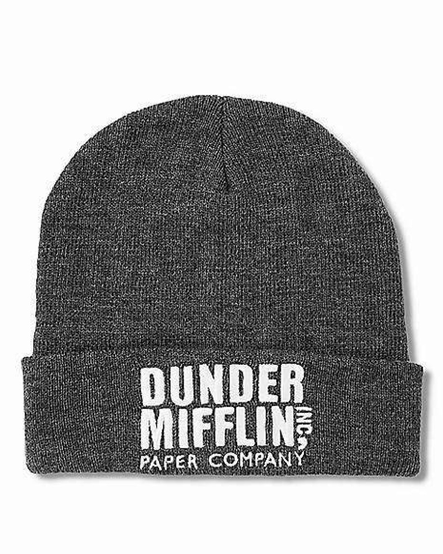 The Office * Coupon Dunder Mifflin Beanie Hat The Office Gray