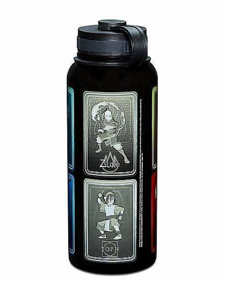 Nickelodeon * Promo Avatar The Last Airbender Water Bottle 40 Oz. Black