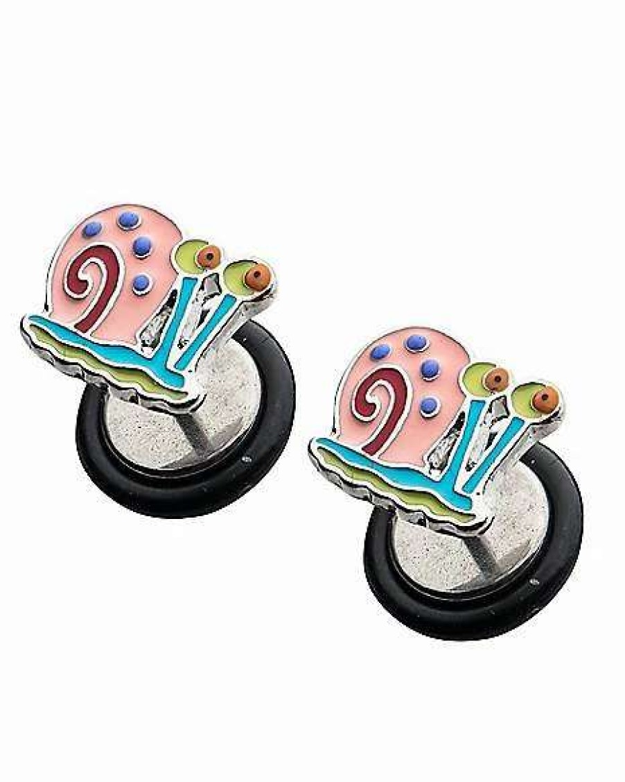 Spongebob * Coupon Gary The Snail Fake Plugs 18 Gauge Spongebob Squarepants Multi-Color