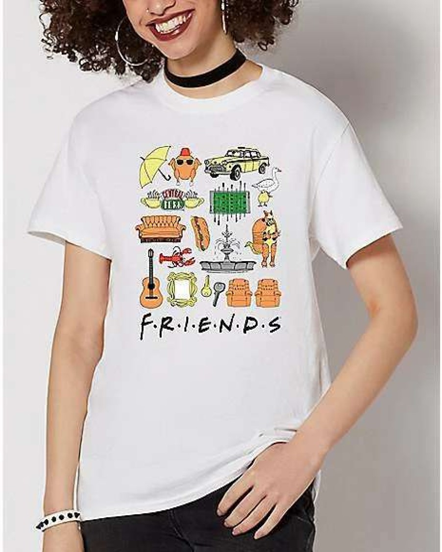 Friends * Cheapest Logo T Shirt Friends White