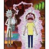 Rick And Morty * Best Sale Zap Rick And Morty Fleece Blanket Multi-Color