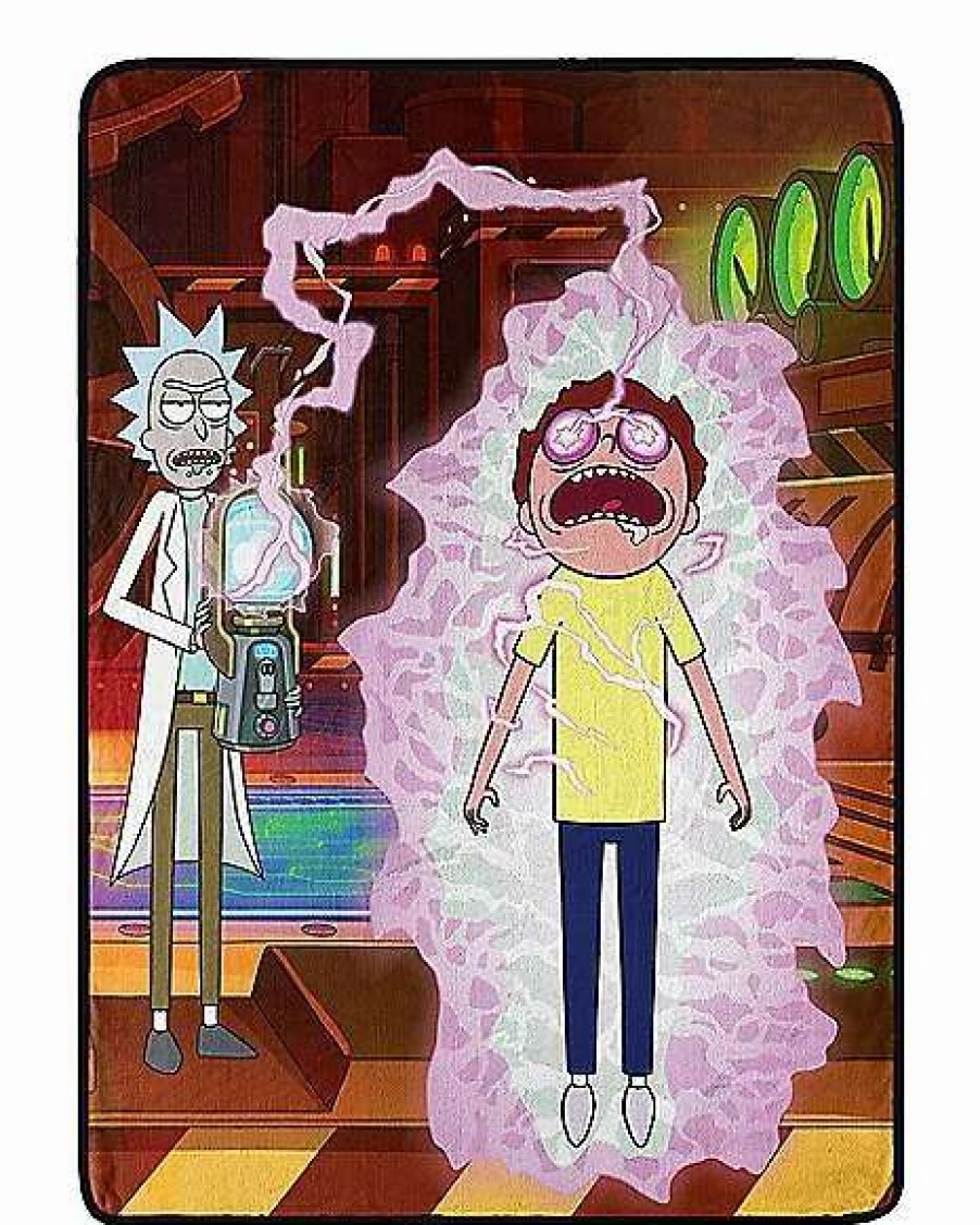 Rick And Morty * Best Sale Zap Rick And Morty Fleece Blanket Multi-Color