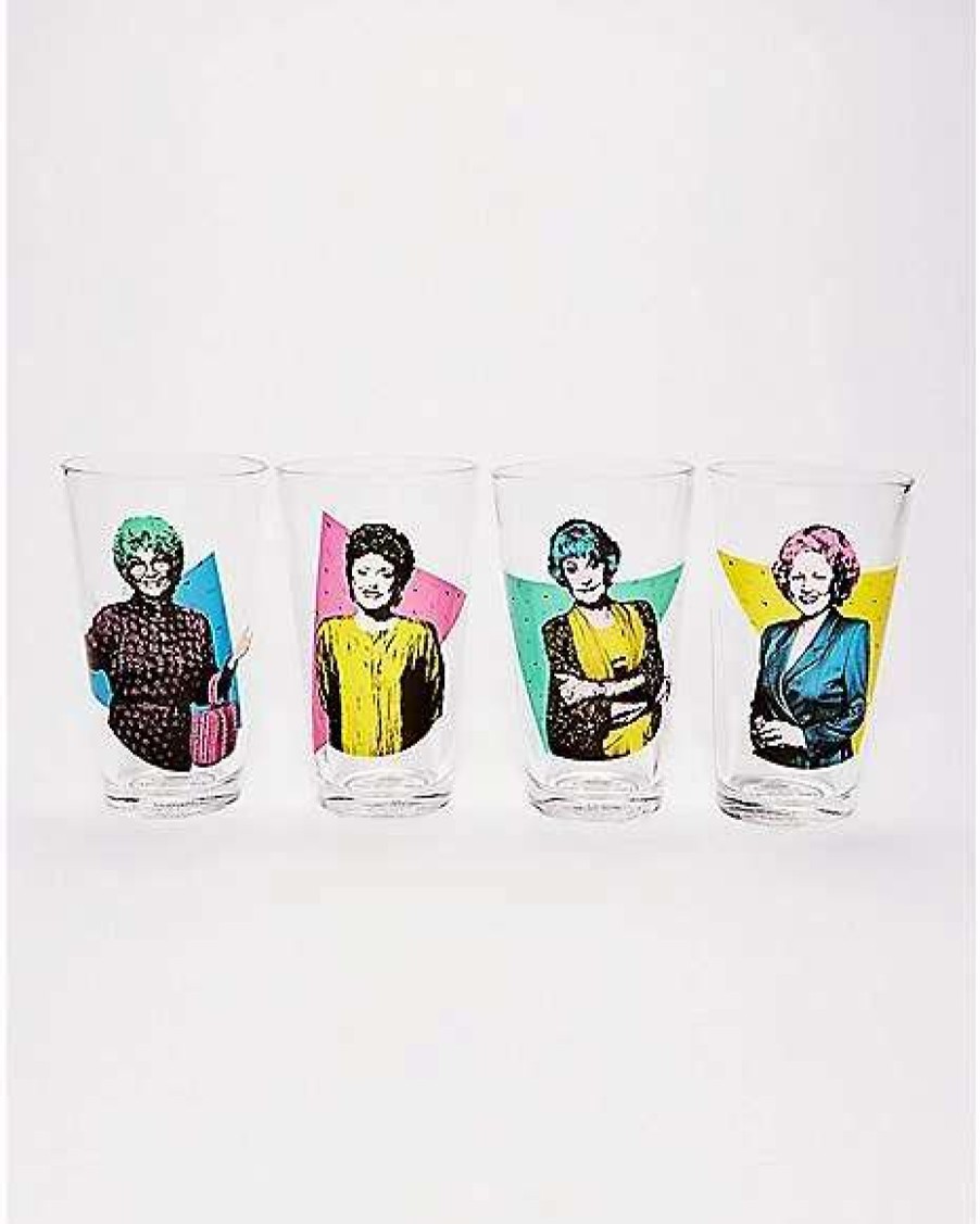 The Golden Girls * Coupon Golden Girls Pint Glasses 4 Pack 16 Oz. Multi-Color