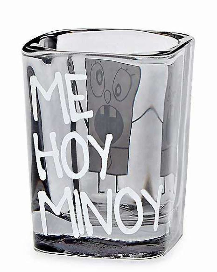 Nickelodeon * Best Sale Me Hoy Minoy Doodlebob Shot Glass 1.5 Oz. Spongebob Squarepants Black