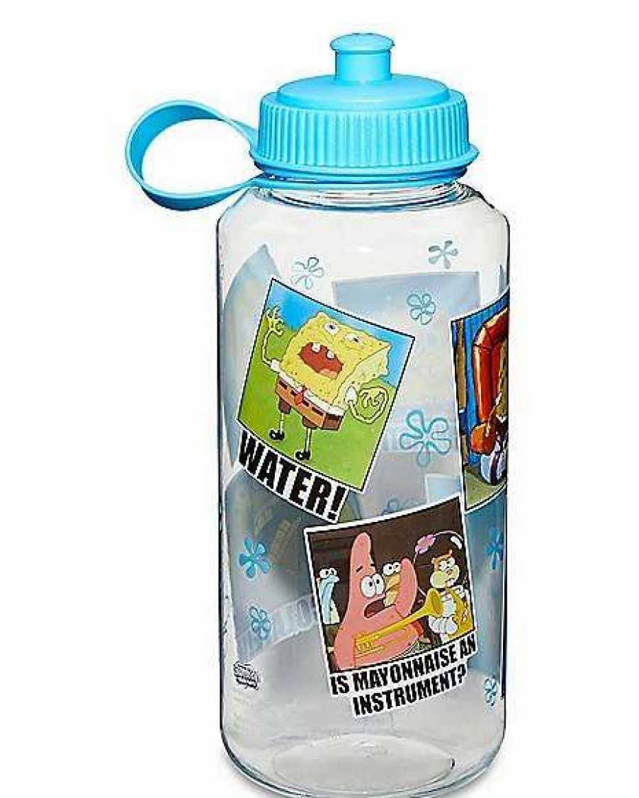 Spongebob * New Funny Scenes Spongebob Squarepants Water Bottle 32 Oz. Multi-Color