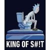 Rick And Morty * Best Pirce Rick And Morty King Of Shit Poster Multi-Color