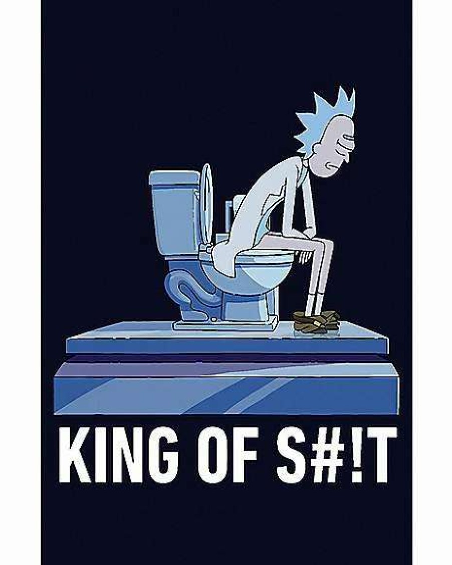 Rick And Morty * Best Pirce Rick And Morty King Of Shit Poster Multi-Color