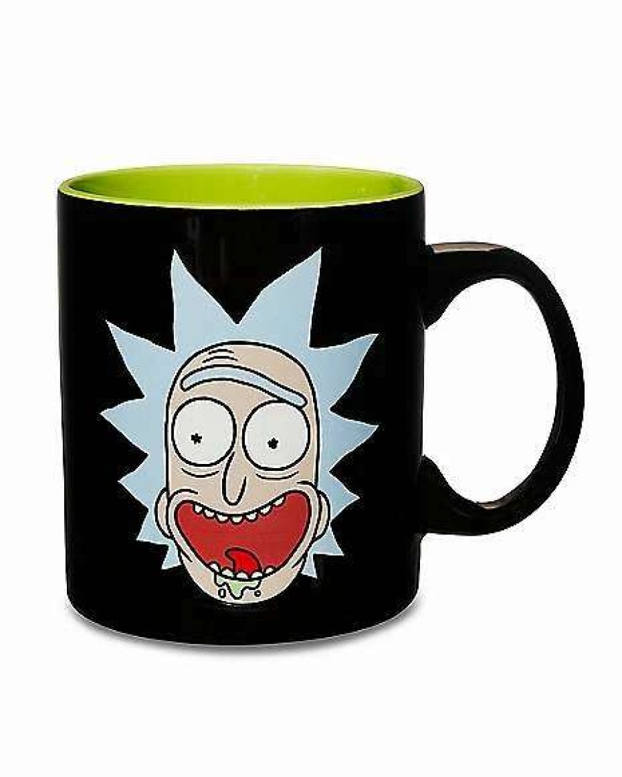 Rick And Morty * Cheap Rick Before And After Coffee Mug 20 Oz. Rick And Morty Black