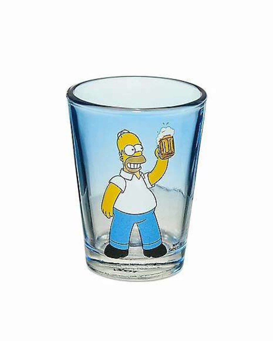 The Simpsons * Outlet Multi-Pack Simpsons Character Shot Glasses 4 Pack 1.5 Oz. Multi-Color