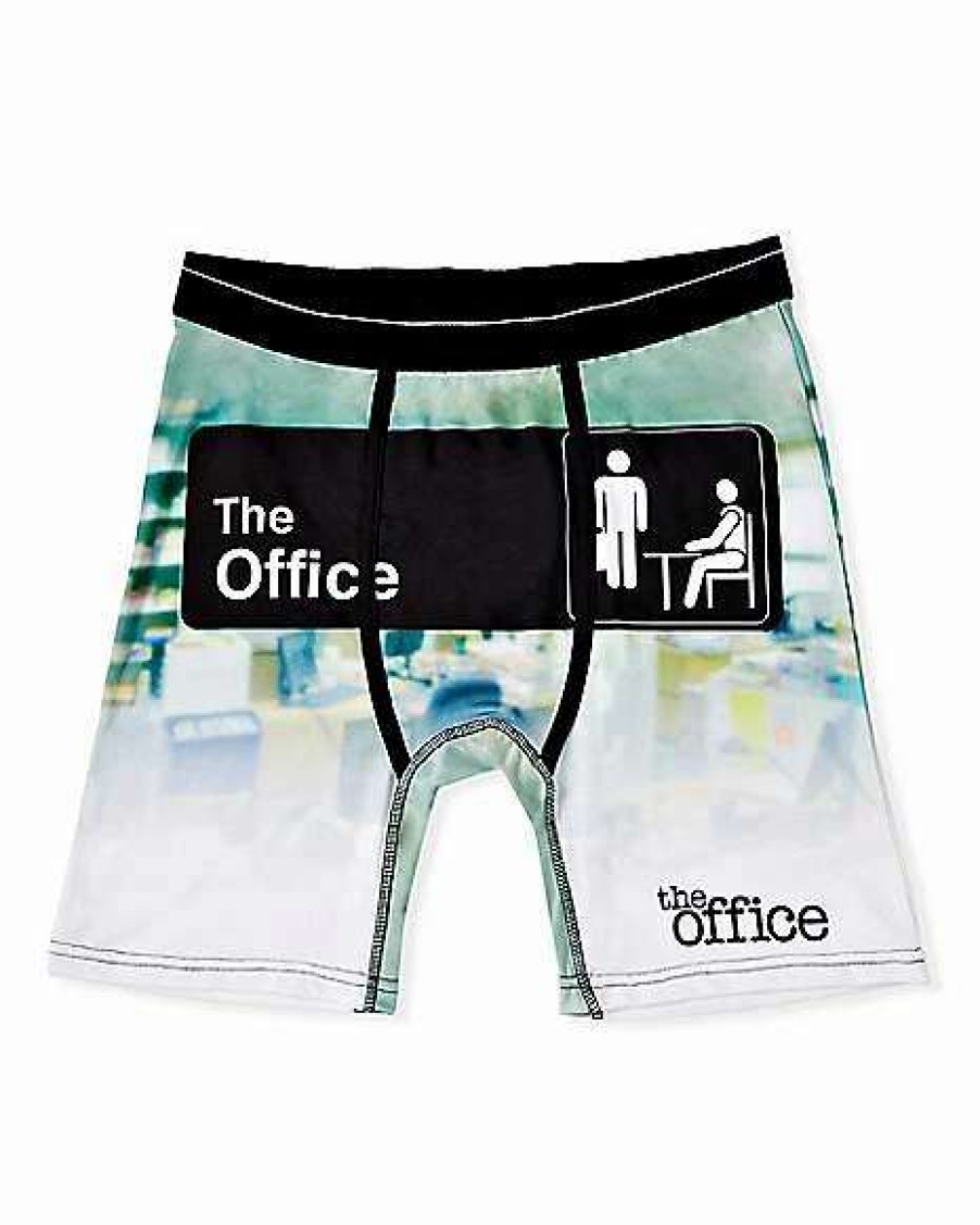 The Office * Cheap The Office Logo Boxers Gray