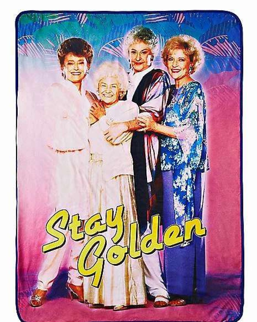 The Golden Girls * Buy Stay Golden Sherpa Fleece Blanket The Golden Girls Multi-Color