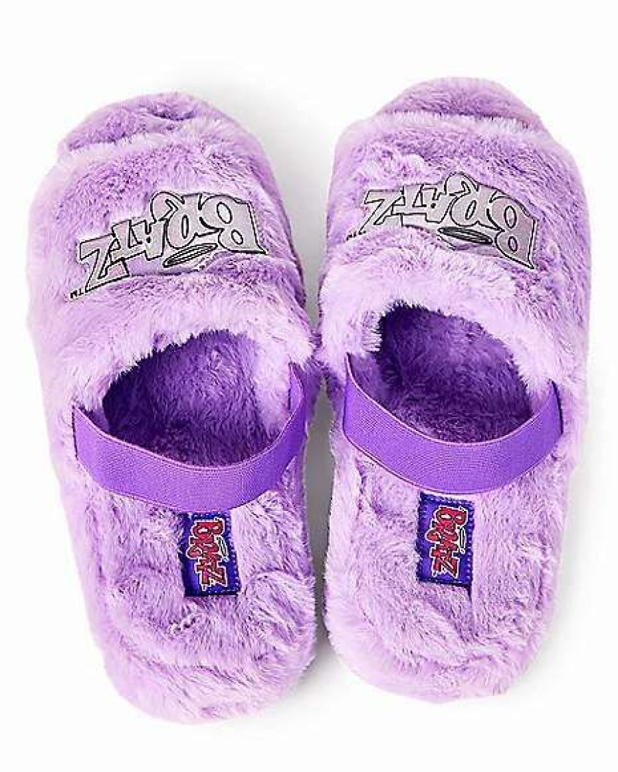 Bratz * Cheap Fuzzy Spa Slippers Bratz Purple